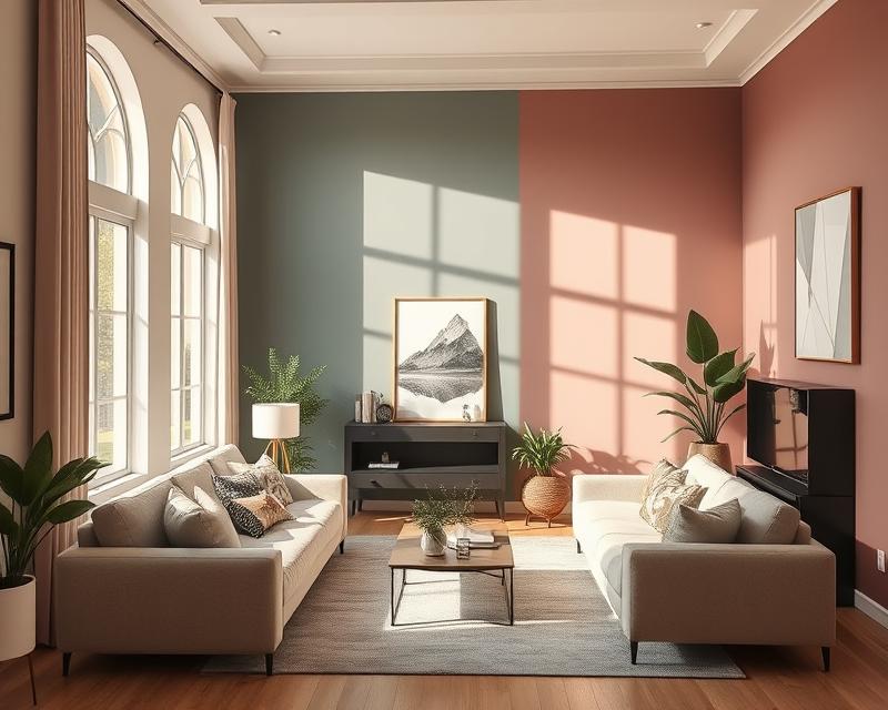 Kolory ścian w salonie 2024-2025: trendy, klimat i nastrój