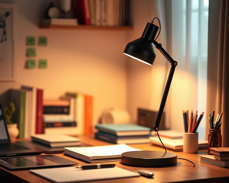 Jak wybrać najlepszą lampkę na biurko do komfortowej pracy i nauki