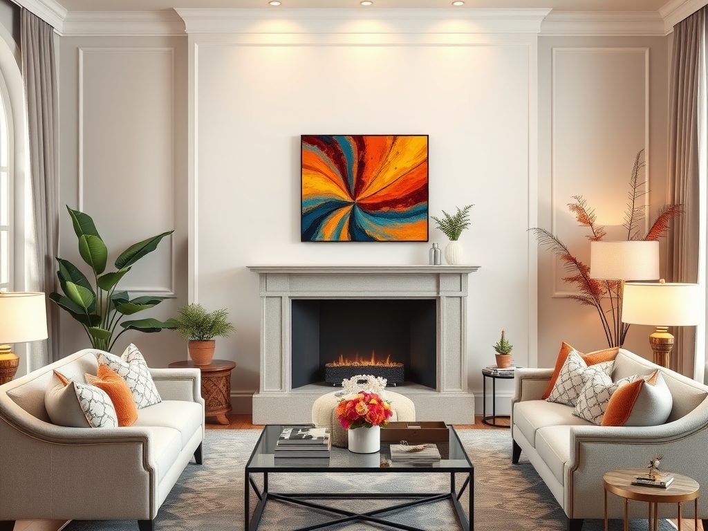 Akcent kolorystyczny w salonie: jak wybrać i zastosować go dla stylu i harmonii wnętrza