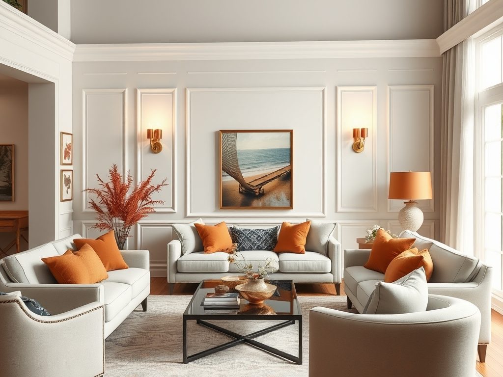 Jak wybrać kolor akcentu w salonie, by tworzył trwałą i harmonijną aranżację