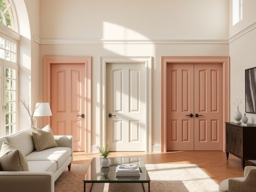 Kolor drzwi do koloru ścian: jak stworzyć harmonię lub efektowny kontrast w aranżacji wnętrza