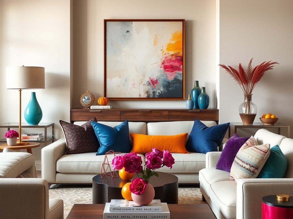 Kolor dodatków do neutralnej bazy: jak wybrać akcenty, które podkreślą harmonię i trwałość aranżacji