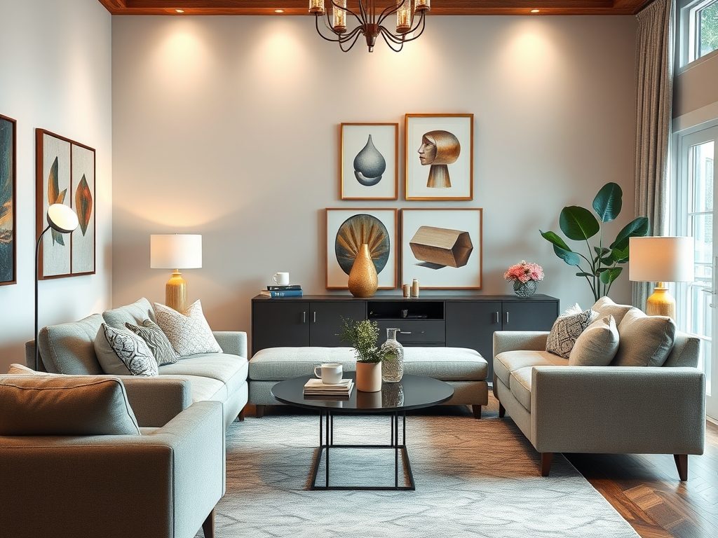 Układ mebli w salonie: jak zaplanować funkcjonalną i harmonijną przestrzeń z punktami centralnymi i strefami użytkowymi