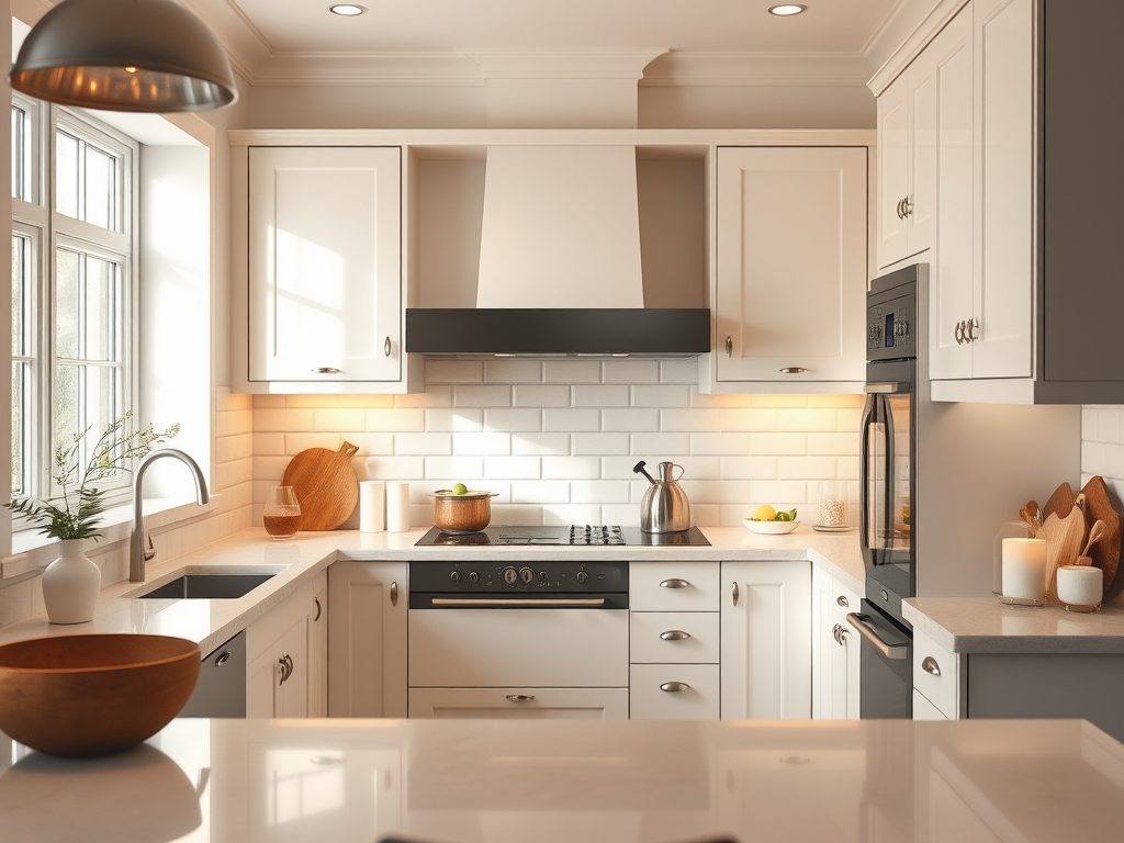 Kolory do ciemnej kuchni bez okna: jak rozjaśnić przestrzeń i zachować funkcjonalność