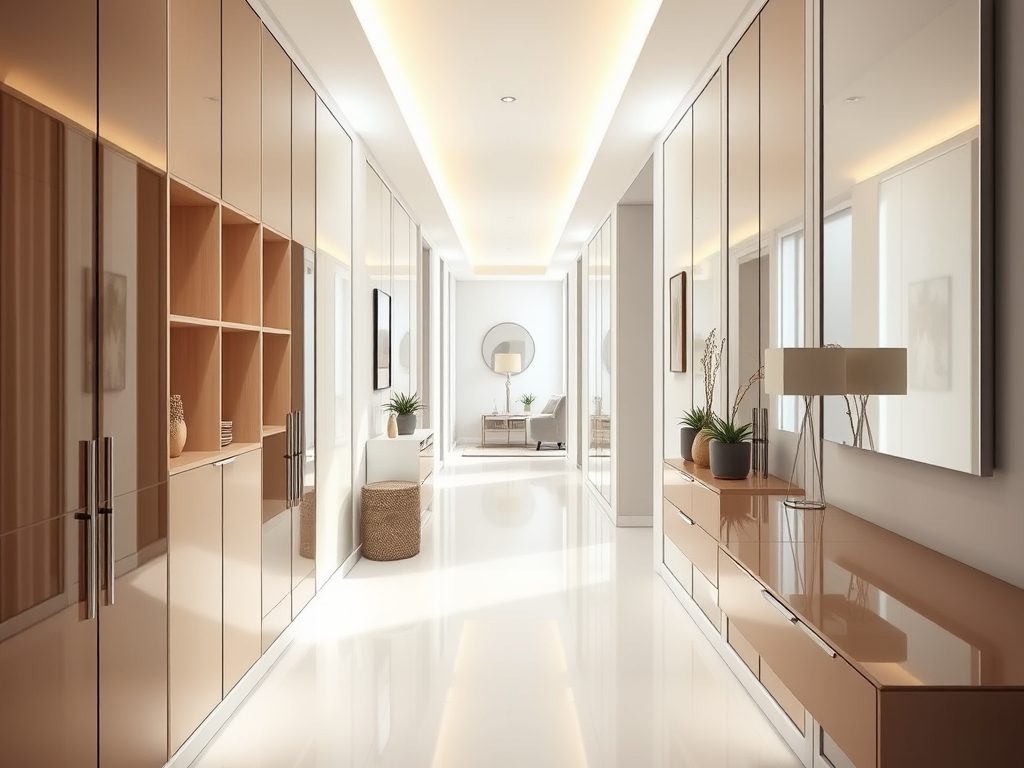 Długi i wąski korytarz: praktyczne sposoby na funkcjonalną i optycznie większą przestrzeń