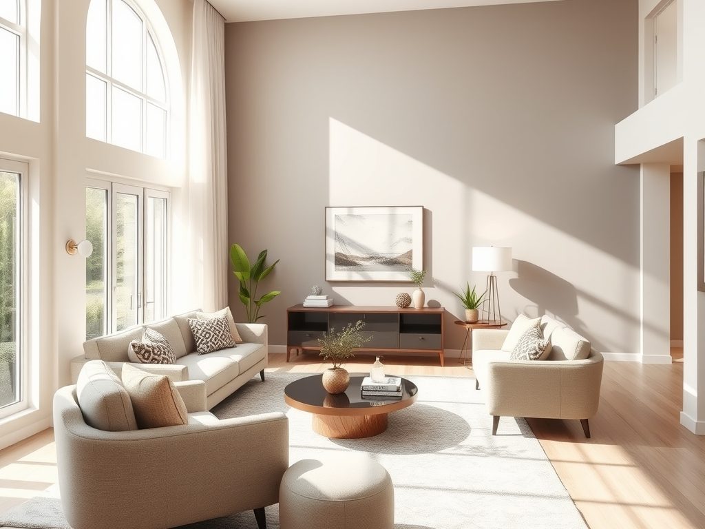 Modne kolory ścian do salonu: jak wybrać barwy łączące styl, przestrzeń i nastrój