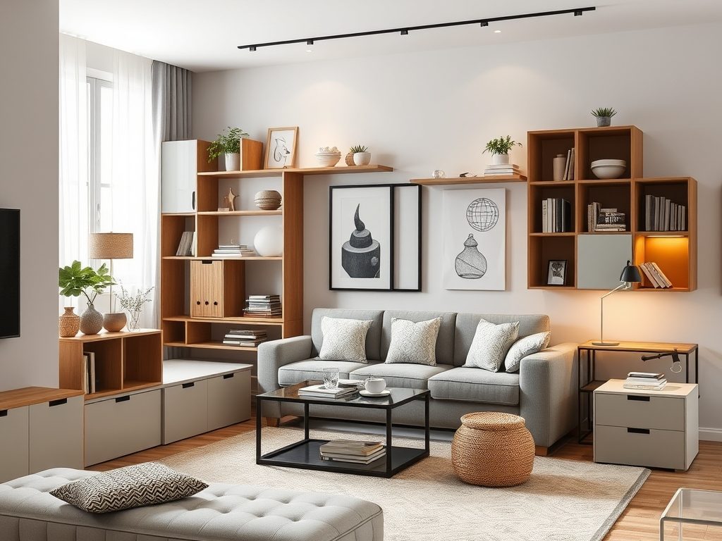 Meble modułowe a przechowywanie: jak elastyczne systemy pomagają zorganizować przestrzeń i zaoszczędzić miejsce