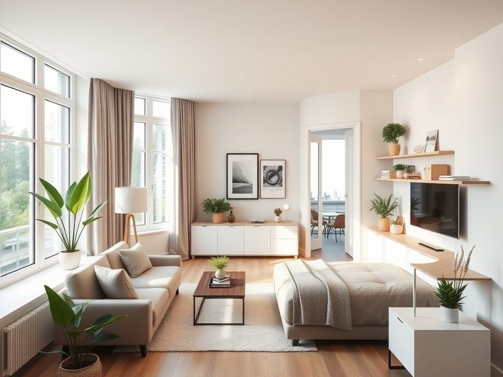 Planowanie wnętrza kawalerki od podstaw: jak zorganizować funkcjonalną i przestronną przestrzeń