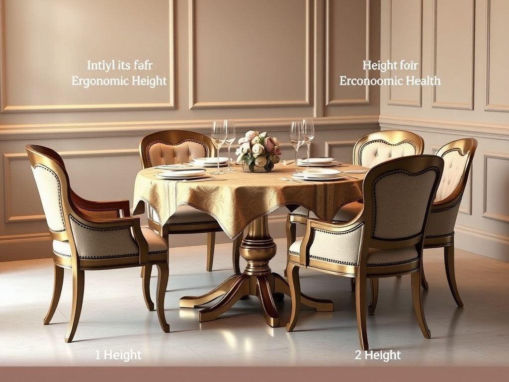 Ergonomia przy stole: jak dobrać wysokość krzeseł i blatu dla komfortu i zdrowia siedzenia