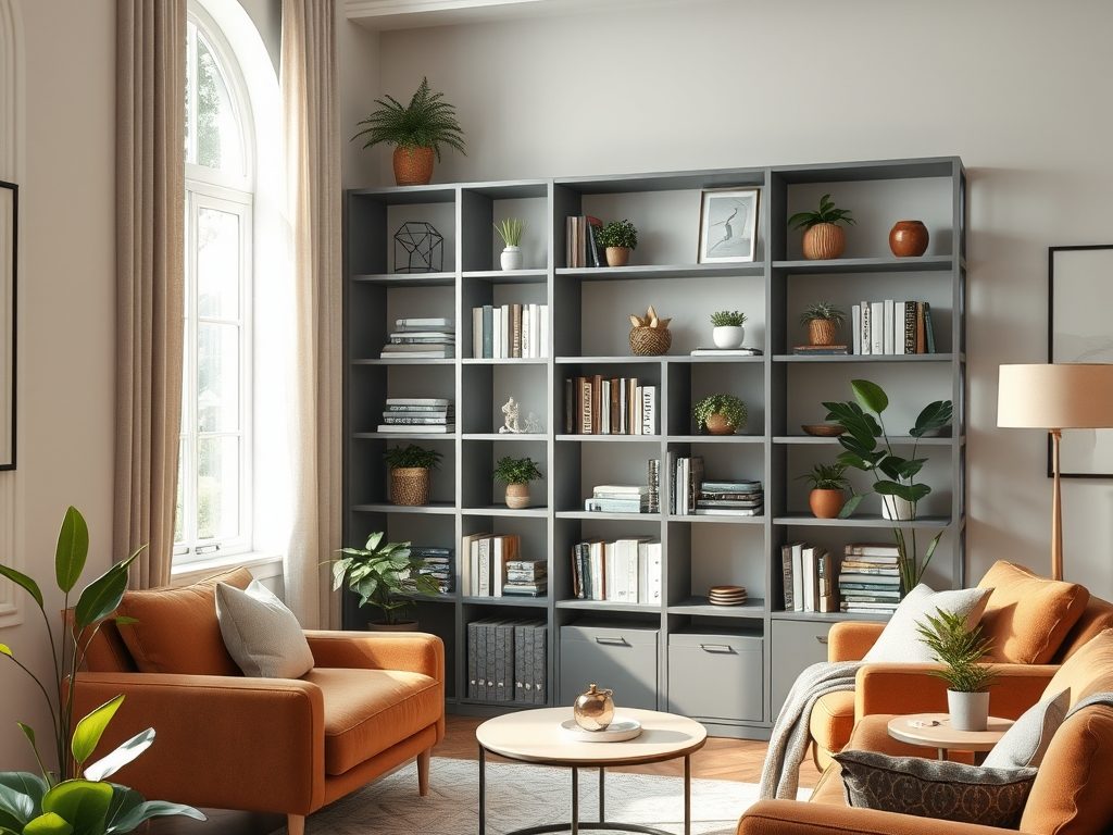 Regał w salonie: jak wybrać i gdzie ustawić, by połączyć funkcjonalność z estetyką przestrzeni