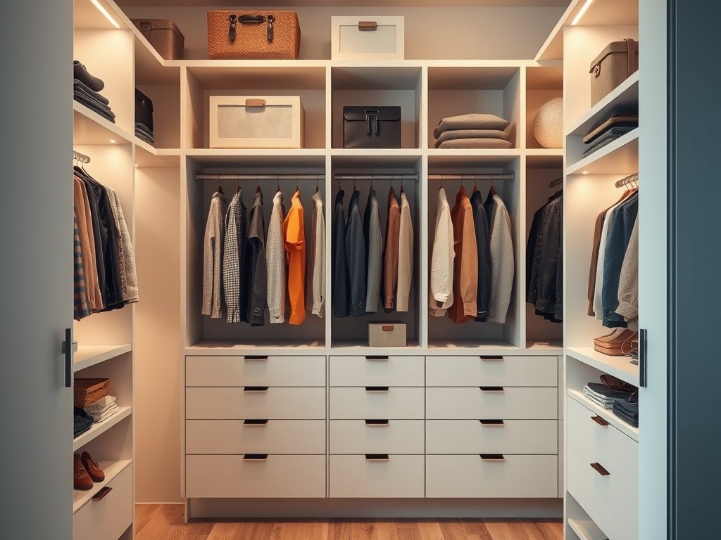 Organizacja wnętrza szafy: jak podzielić przestrzeń i dobrać akcesoria dla wygody i trwałości