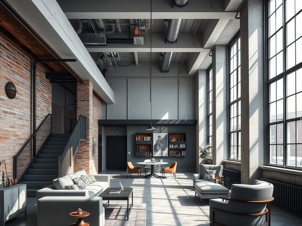 Kolory wnętrz w stylu loft: jak dobrać paletę, by podkreślić surowość i zachować ponadczasowość