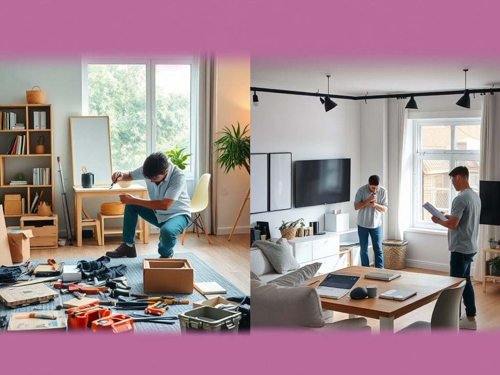 Montaż mebli samemu czy z ekipą: jak wybrać najlepszą metodę pod kątem czasu, kosztów i jakości wykonania