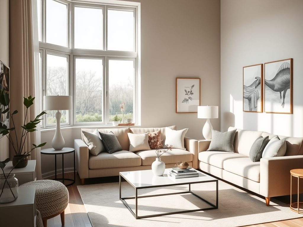 Neutralne kolory w mieszkaniu pod wynajem: jak stworzyć uniwersalną i trwałą aranżację dla najemców