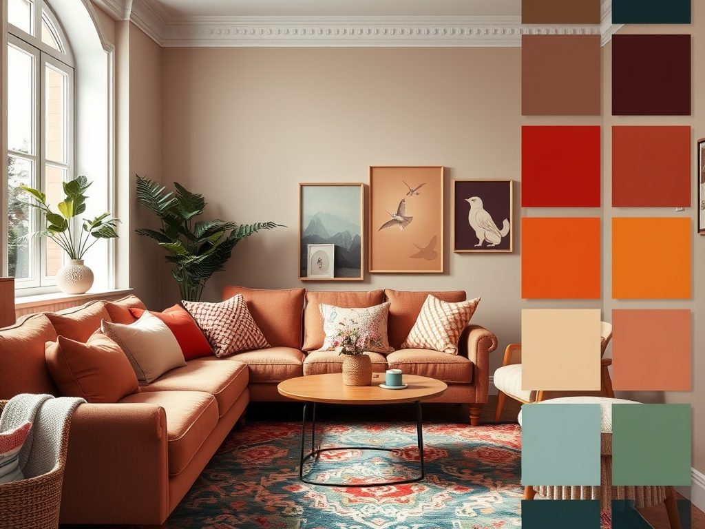 Paleta kolorów do mieszkania: jak dobrać barwy, które stworzą harmonijną i funkcjonalną przestrzeń