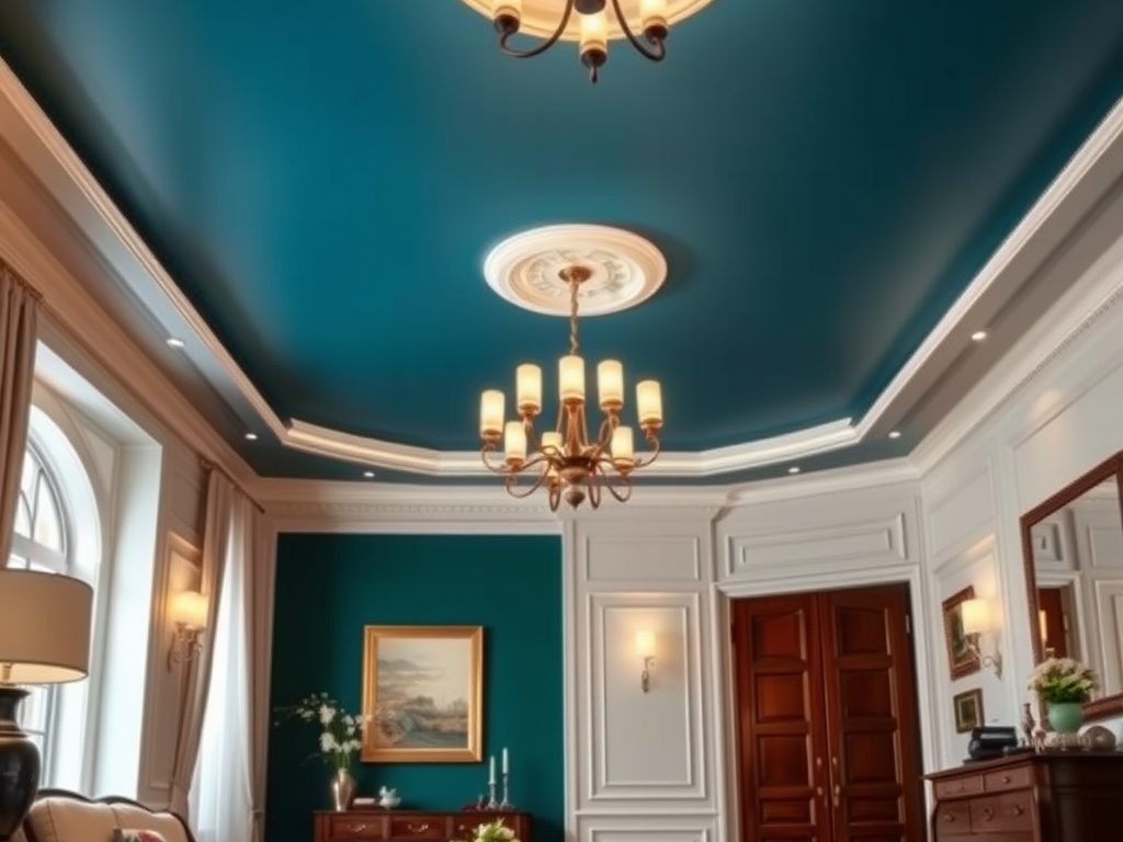 Kolor sufitu inny niż biały: jak dobrać barwę i uniknąć najczęstszych błędów w aranżacji wnętrza