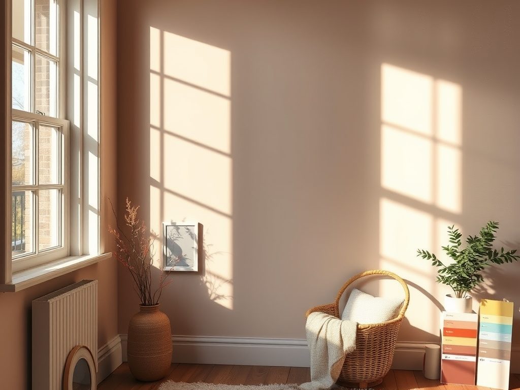 Test koloru ścian o różnych porach dnia: jak ocenić barwę pod zmiennym światłem i uniknąć pomyłek przy wyborze farby