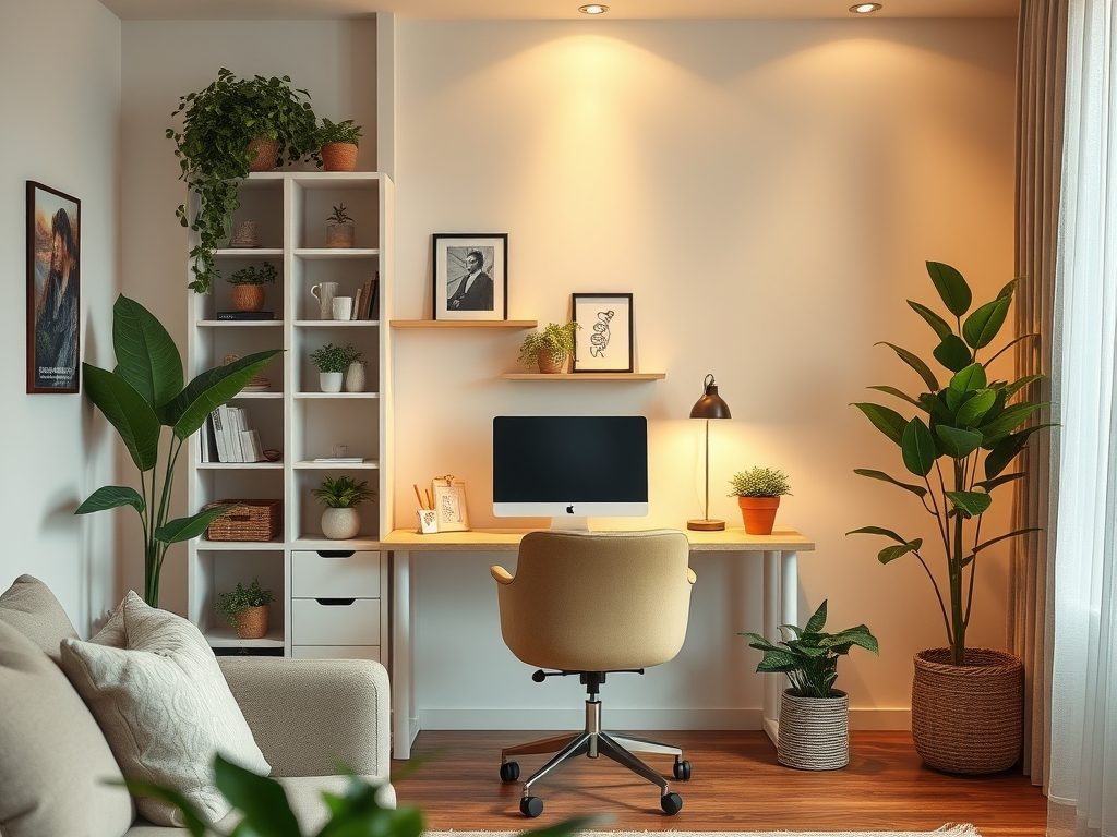 Jak wydzielić funkcjonalne home office w salonie: praktyczne sposoby na komfort i organizację pracy